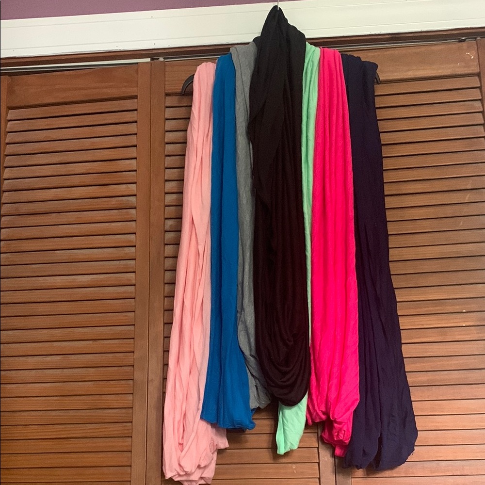 Colorful Multi-Pack (7) of Infinity Scarves